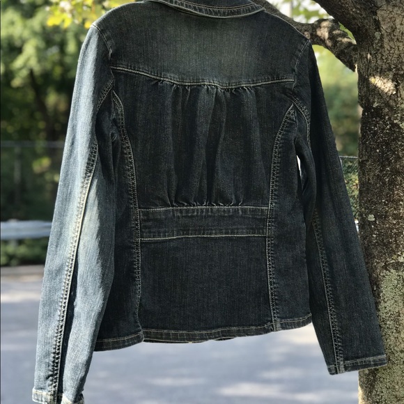 Vintage Gem 90’s Motto Jean Blazer Jacket - Picture 3 of 6